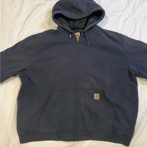 Vintage Carhartt Zip Up, Quilted Inside